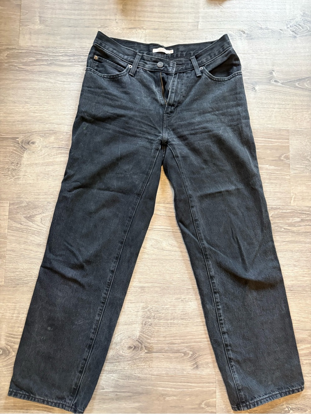 Levi's Men's Black Relaxed Straight Jeans